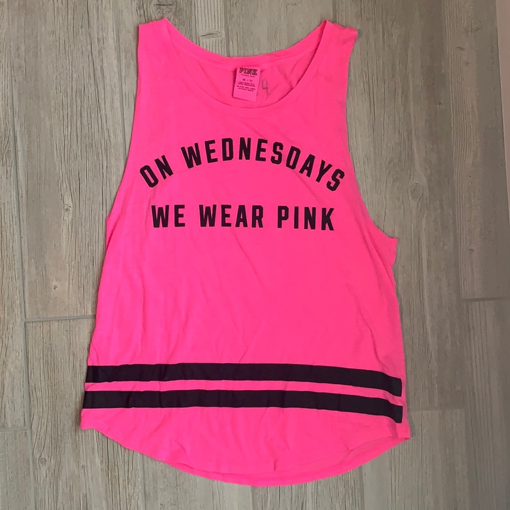PINK running tank top